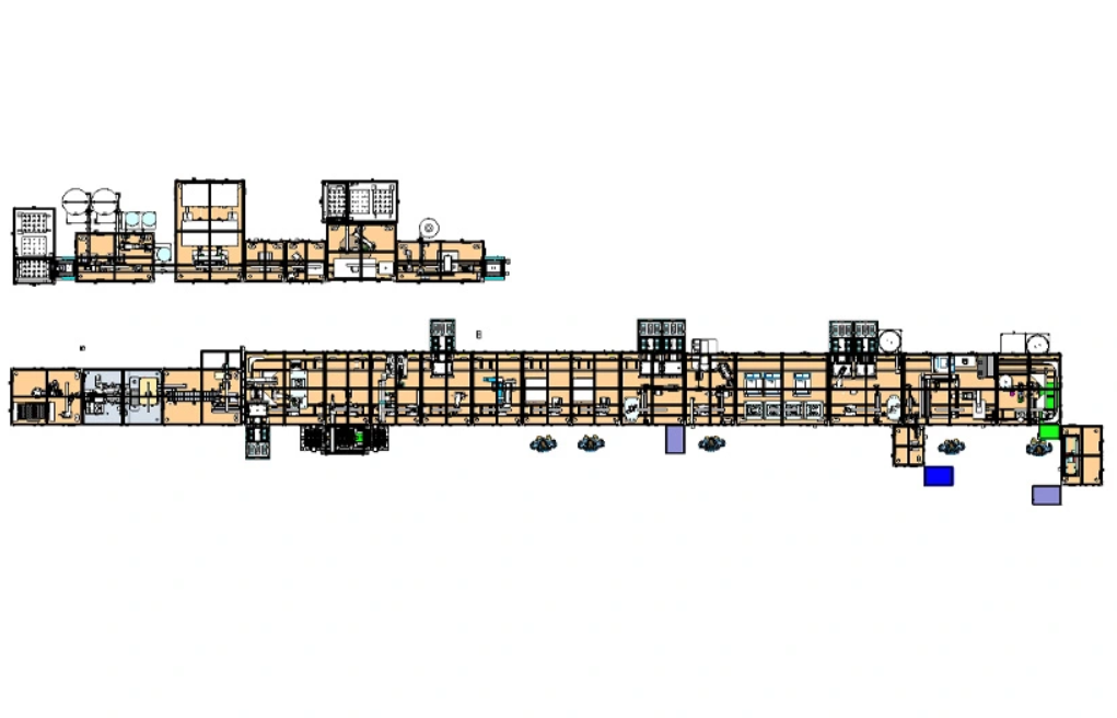 Montage- und Prüflinie für elektrische Hydraulikpumpen
