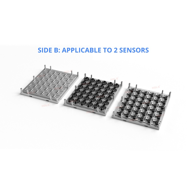 Multifunktionales Fixierfach-in der Sensorproduktion angewendet