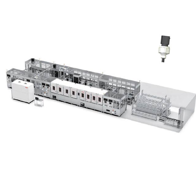 Produktionslinie Temperatur und Drucksensor