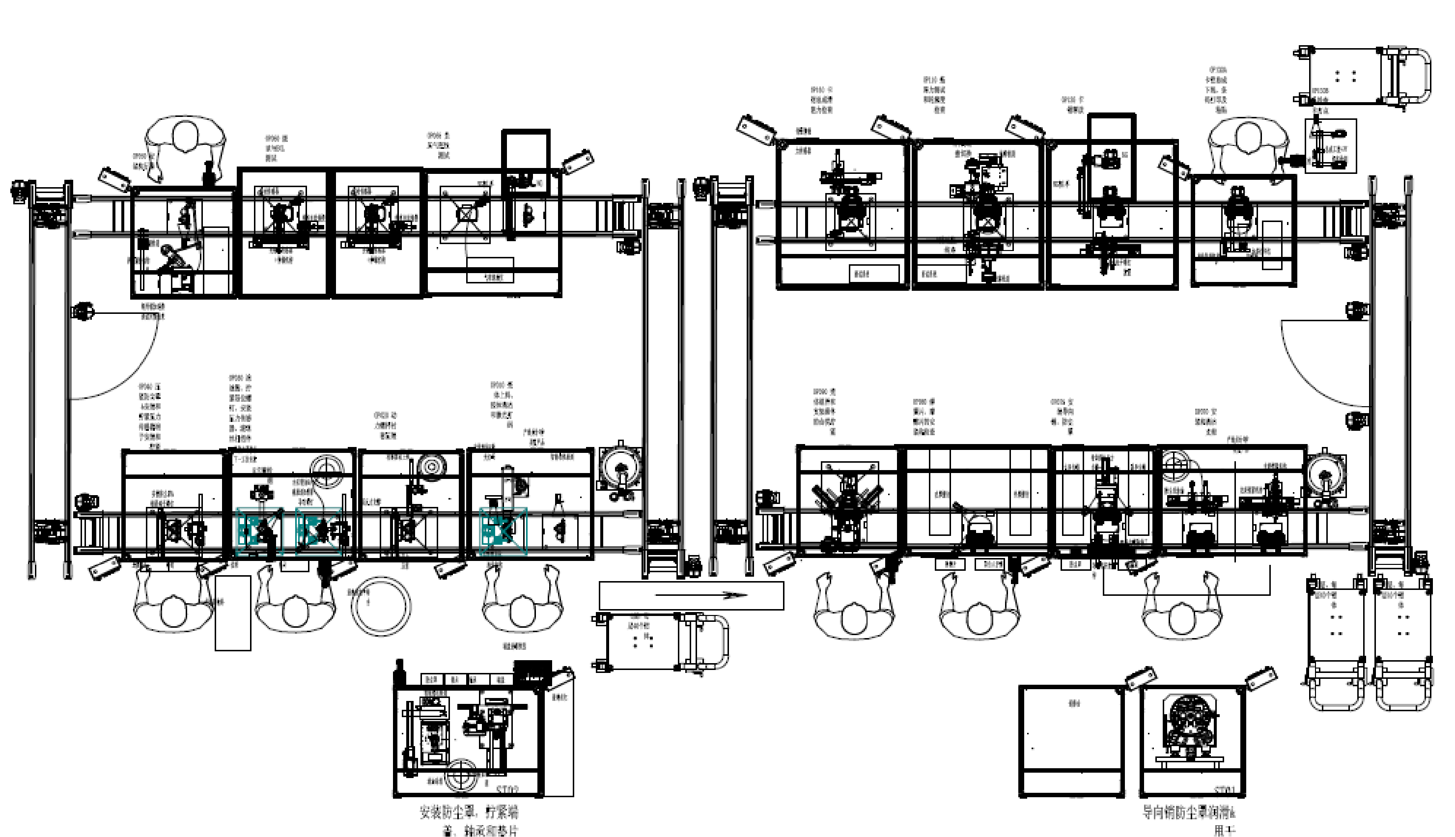 Automatische Brake-by-Wire-Montage- und Prüflinie von EMB