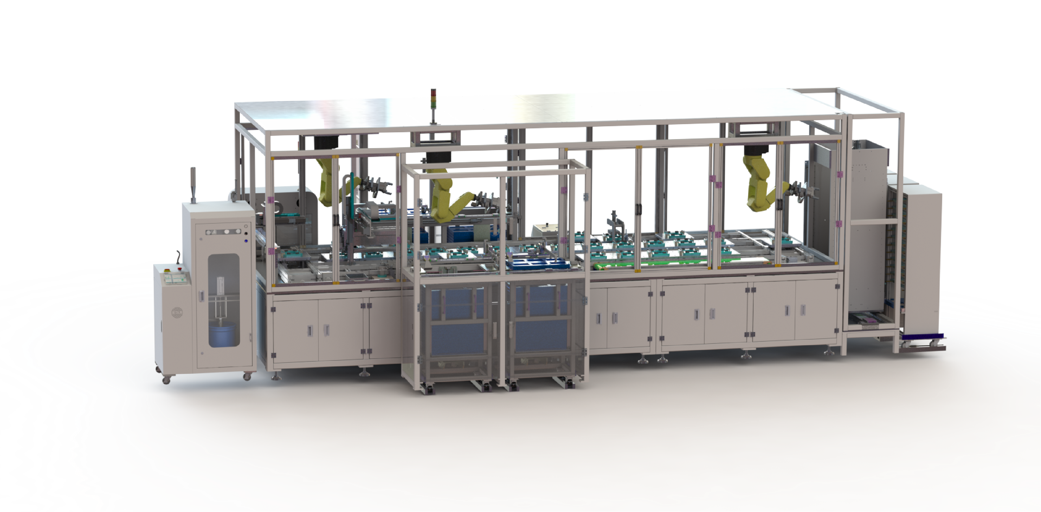 Automatische Montagelinie für Siliziumkarbid-Module (SiC) für die Automobilindustrie
